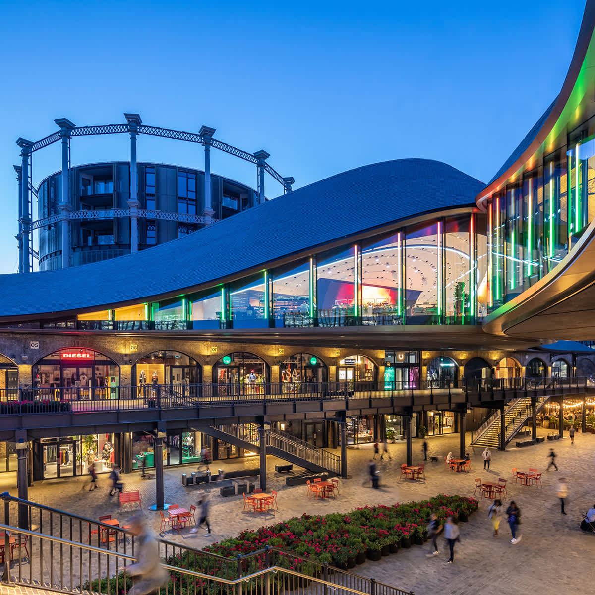 The King's Cross development in London